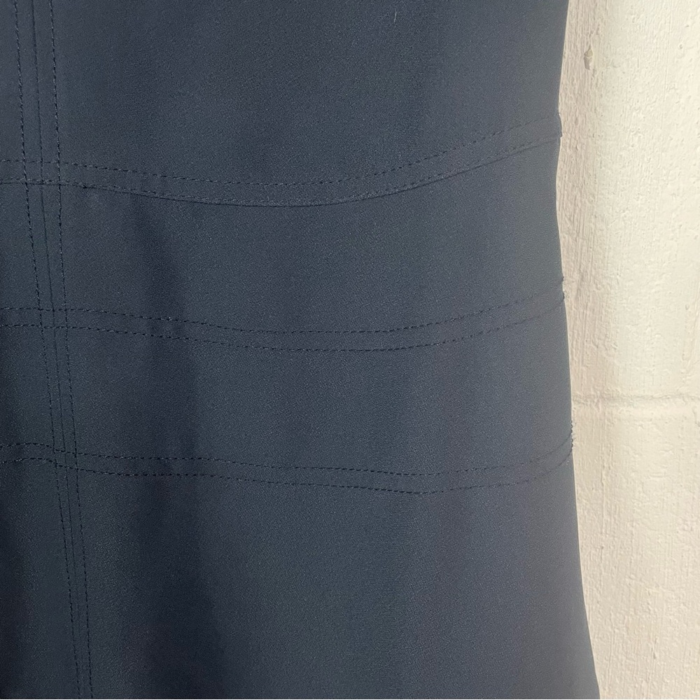 Banana Republic Black V-Neck Flutter Sleeve Dress - Picture 5 of 15